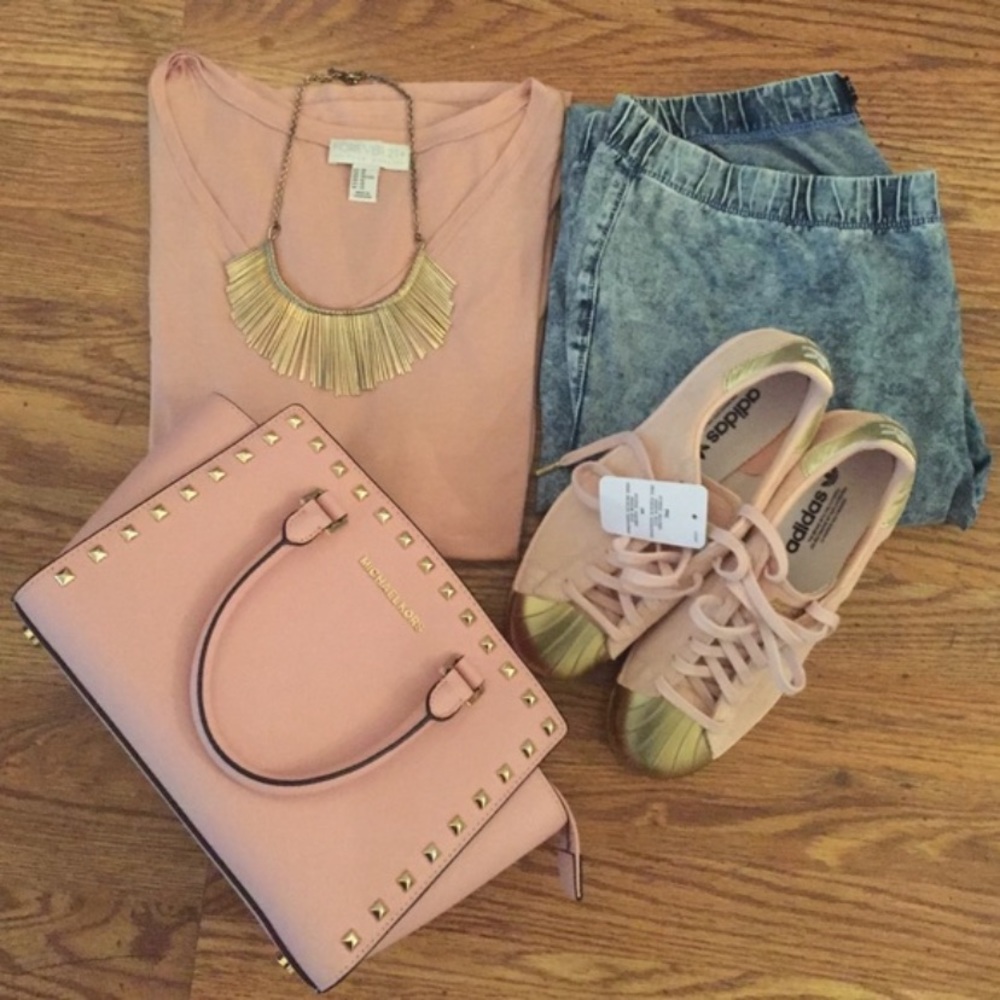 Michael Kors medium Selma studded Handbag Pink